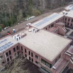 88 Heckert solar panelen op appartementsblok in Waasmunster